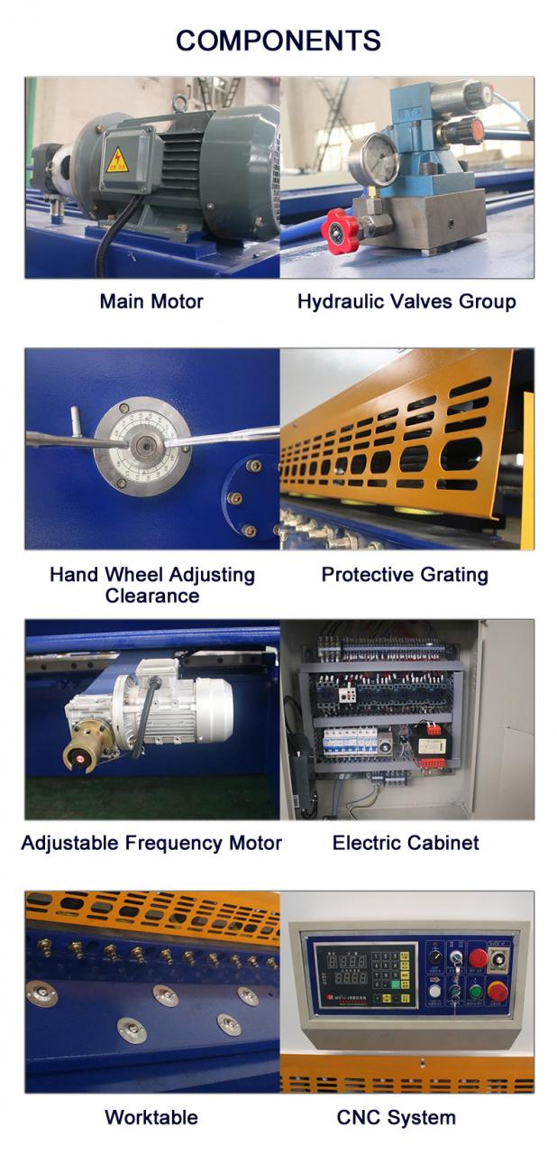 Cnc Nc Hydraulic Press Metal Guillotine Shear Machine For Carbon Stainless Steel Sheet Cnc Nc Гідравлічний прес Металева гільйотина Ножиці для листів з вуглецевої нержавіючої сталі