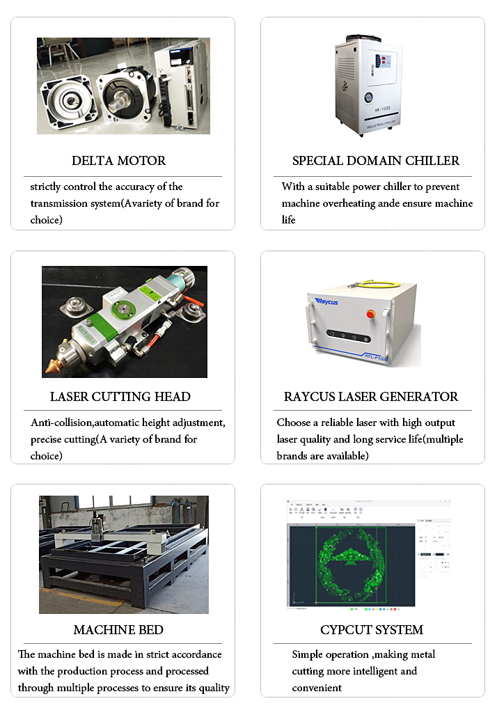 High Power Precision 1000w 1500w 2000w China Fiber Laser Cutting Machine Машина для лазерного різання волокон високої потужності 1000 Вт 1500 Вт 2000 Вт