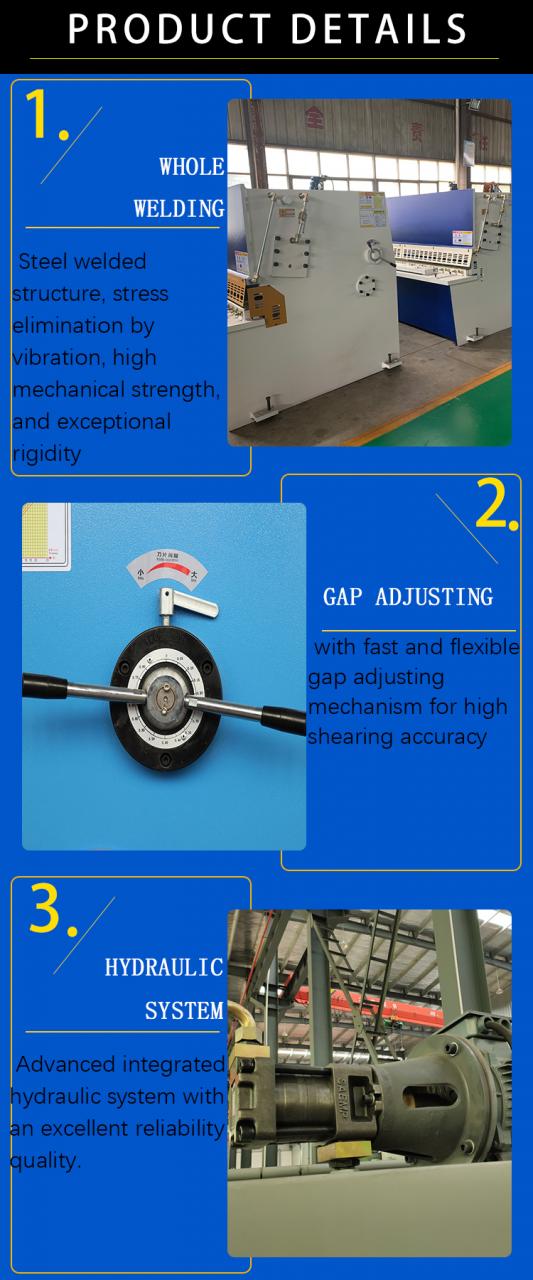 Гідравлічні гільйотинні ножиці Qc12y 8*6000 мм гільйотинні промислові ножиці для різання листового металу, алюмінію, нержавіючої сталі M