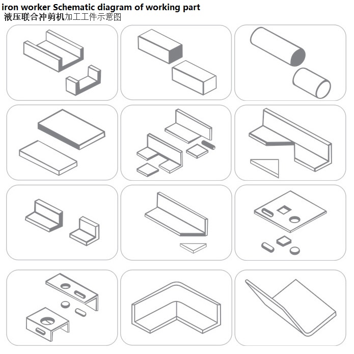 Серія Q35y гідравлічний верстат для стрижки та штампування